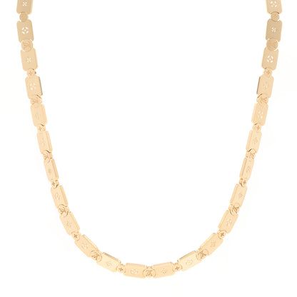 Louis Vuitton 18K Yellow Gold Les Gastons Vuitton Gourmette Necklace 1 of 5