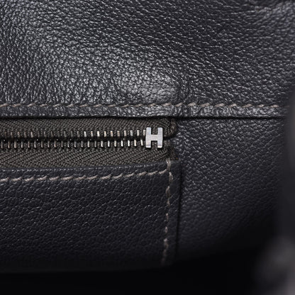 Hermes Taurillon Clemence Birkin 35 Graphite 8 of 35