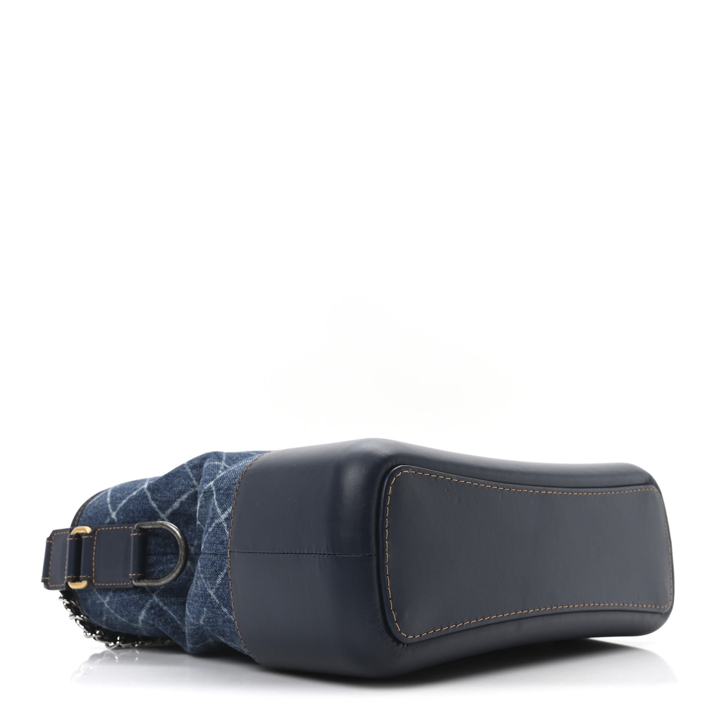 Denim Calfskin Medium Gabrielle Hobo Blue