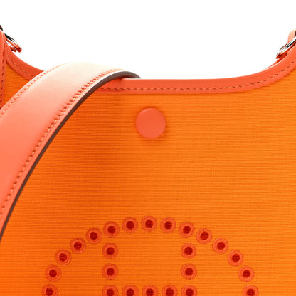 Hermes Toile Officier Swift Neo Evelyne TPM Jaune D'Or Feu Orange Minium 8 of 11