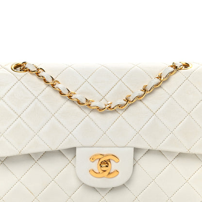 Chanel Lambskin Quilted Small Double Flap White 9 of 25