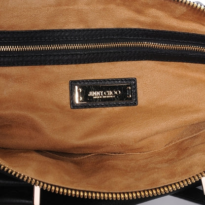 Jimmy Choo Leather Rosa Satchel Black 5 of 7