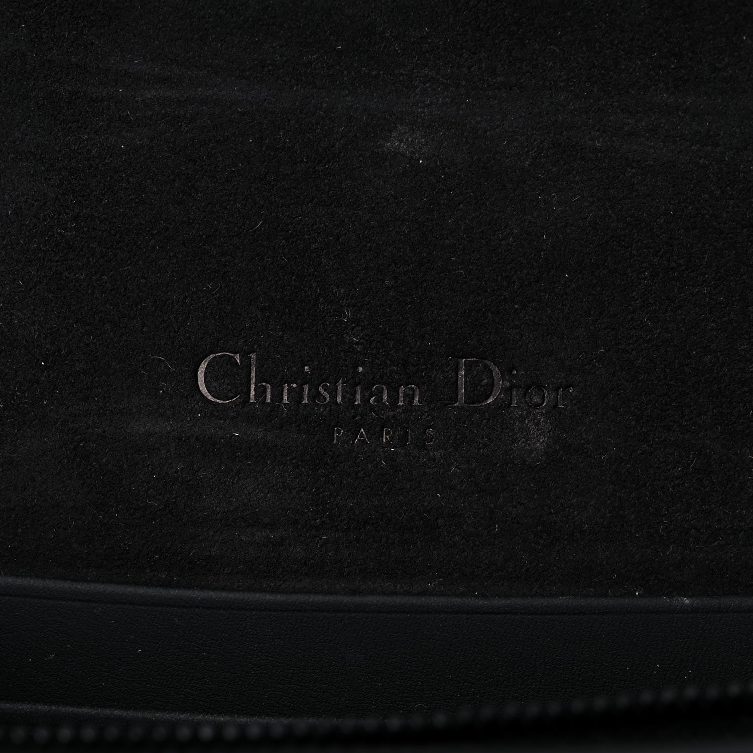 Christian Dior Ultra Matte Calfskin Saddle Belt Bag Black 6 of 14