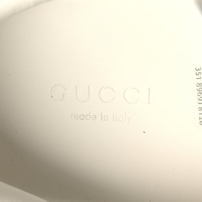 Gucci Calfskin Crocodile Web Womens Ace Sneakers 36 White Green 6 of 9