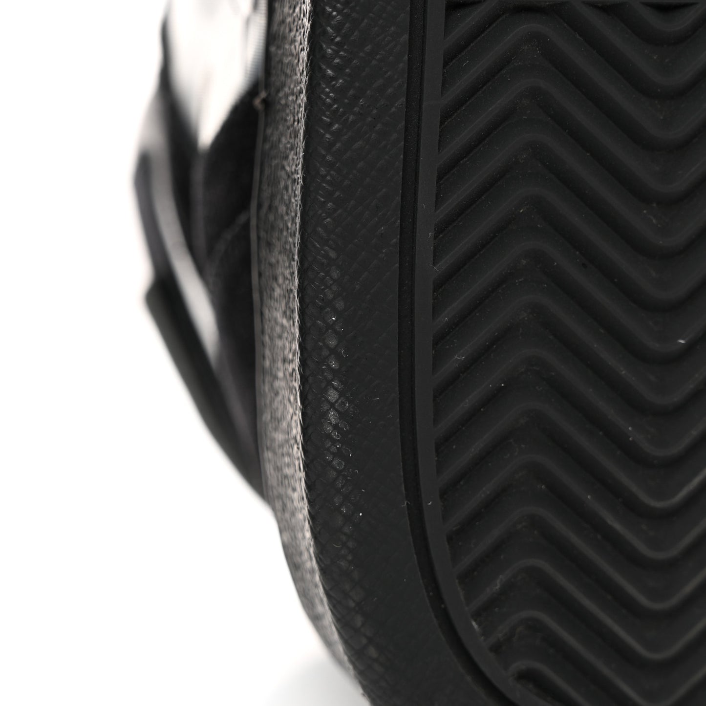 Suede Monogram Mens Rivoli High Top Sneakers 8 Black Multicolor