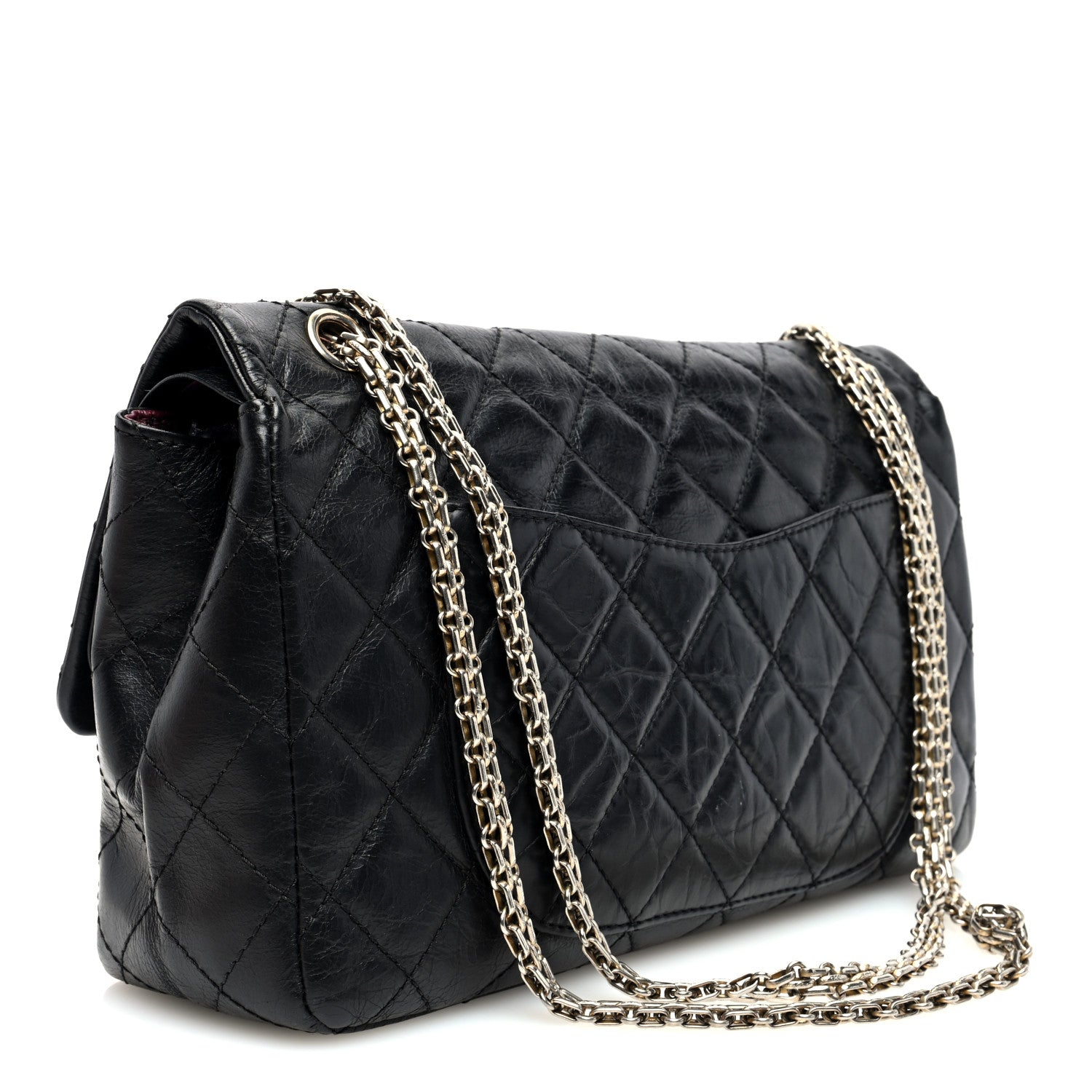 Chanel Aged Calfskin Quilted 2.55 Reissue 227 Flap Black 3 of 9