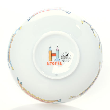 Hermes Porcelain Epopee Kids Cereal Bowl 5 of 9