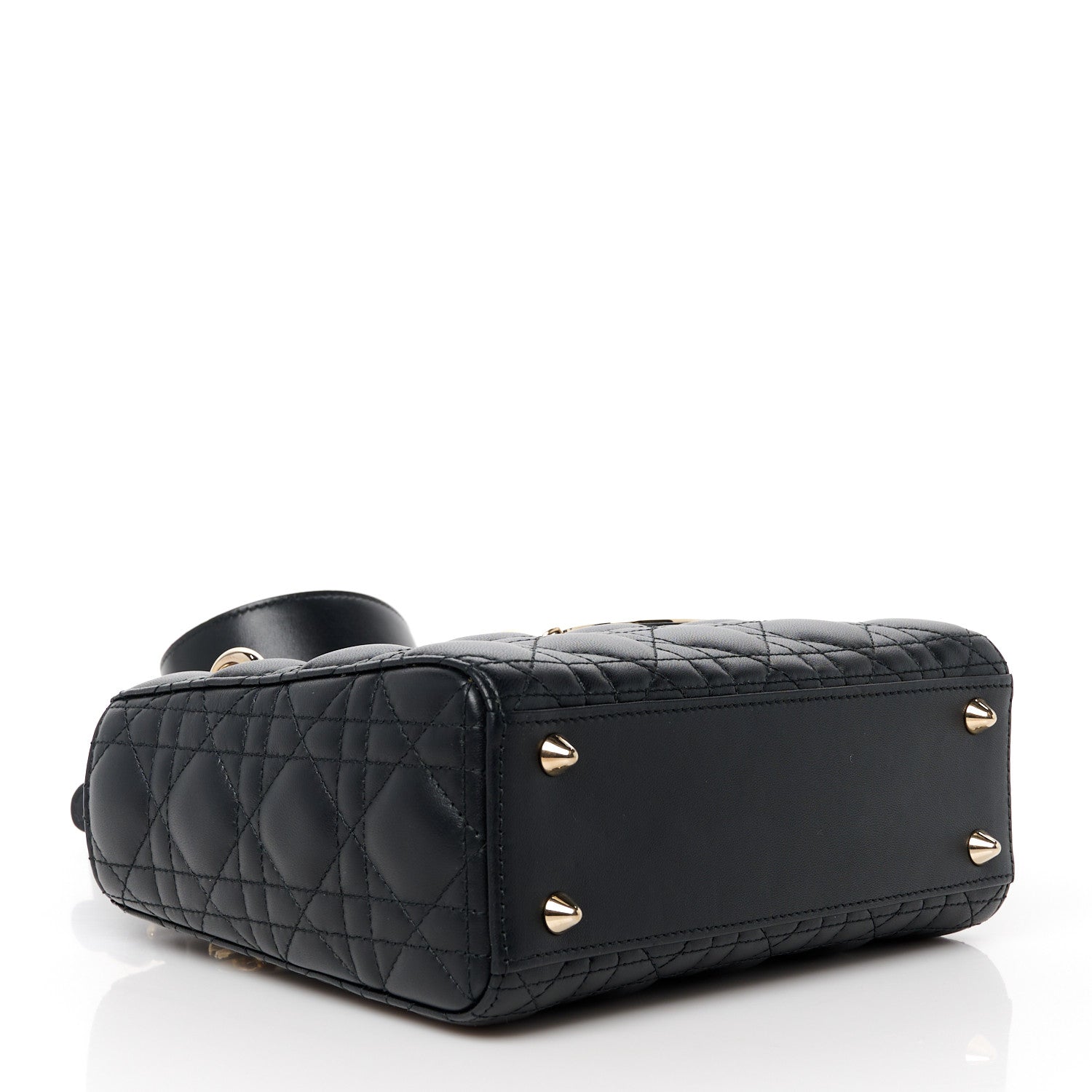 Christian Dior Lambskin Cannage Small My ABCDior Lady Dior Black 4 of 10