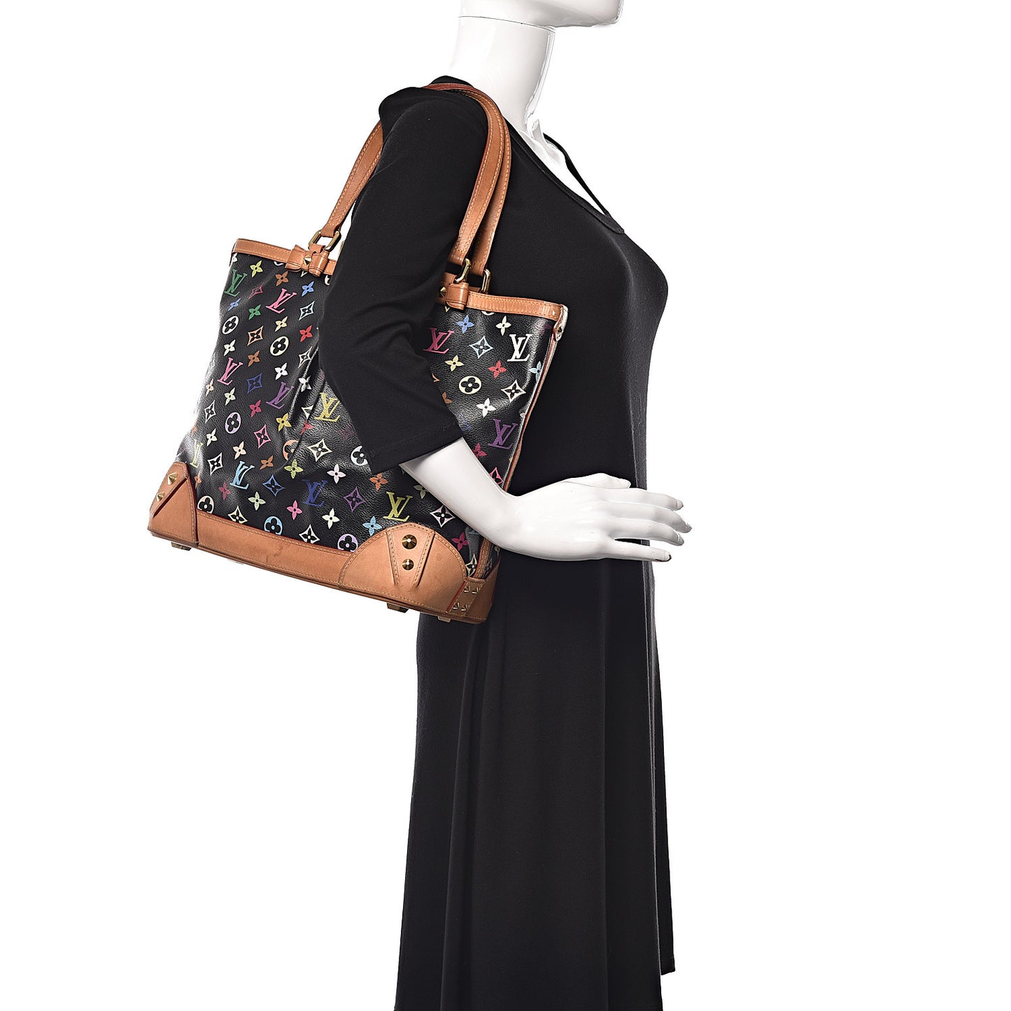 Monogram Multicolor Sharleen MM Black