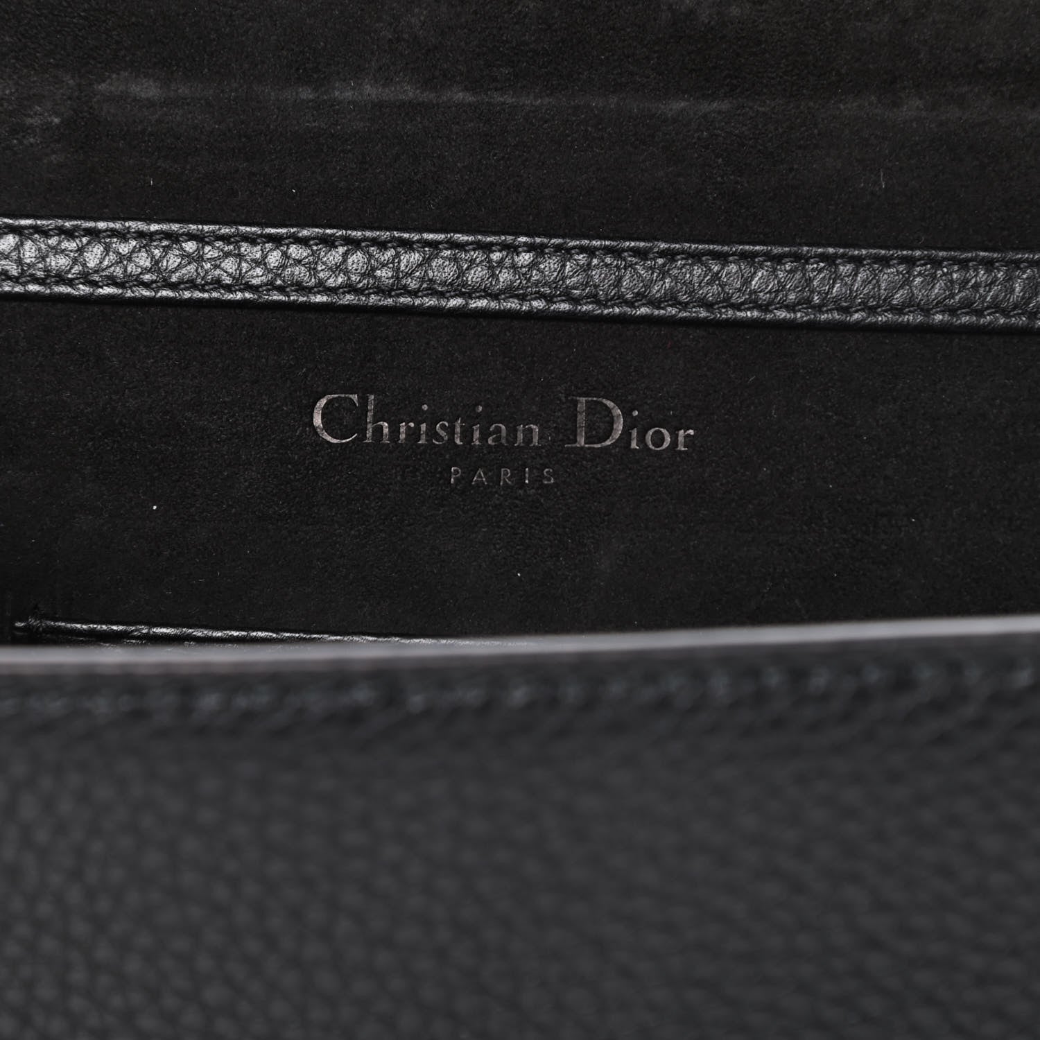 Christian Dior Grained Calfskin J'adior Clutch Black 8 of 13