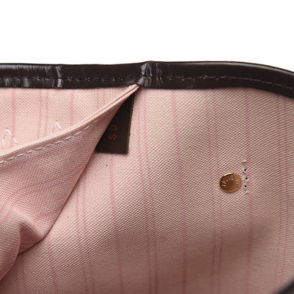 Louis Vuitton Damier Ebene Neo Neverfull MM Rose Ballerine 7 of 22