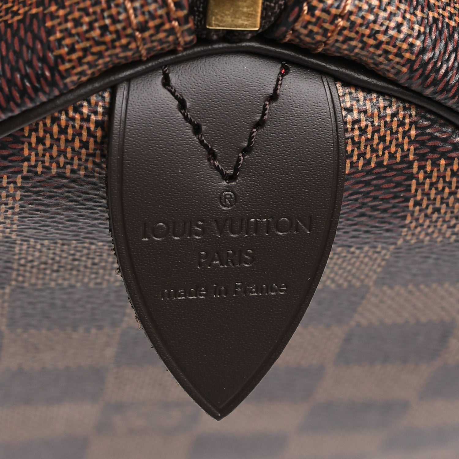 Louis Vuitton Damier Ebene Speedy 30 6 of 9