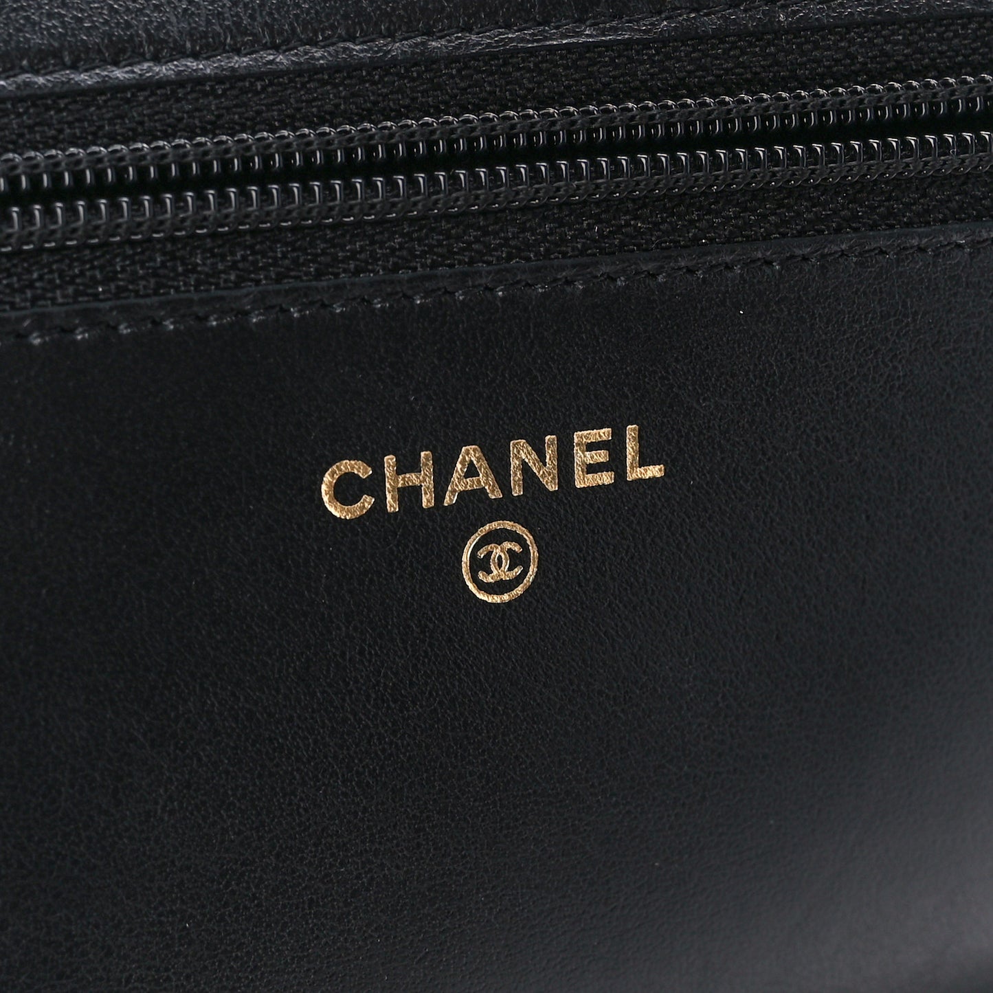 Caviar Quilted Boy Wallet On Chain WOC Black