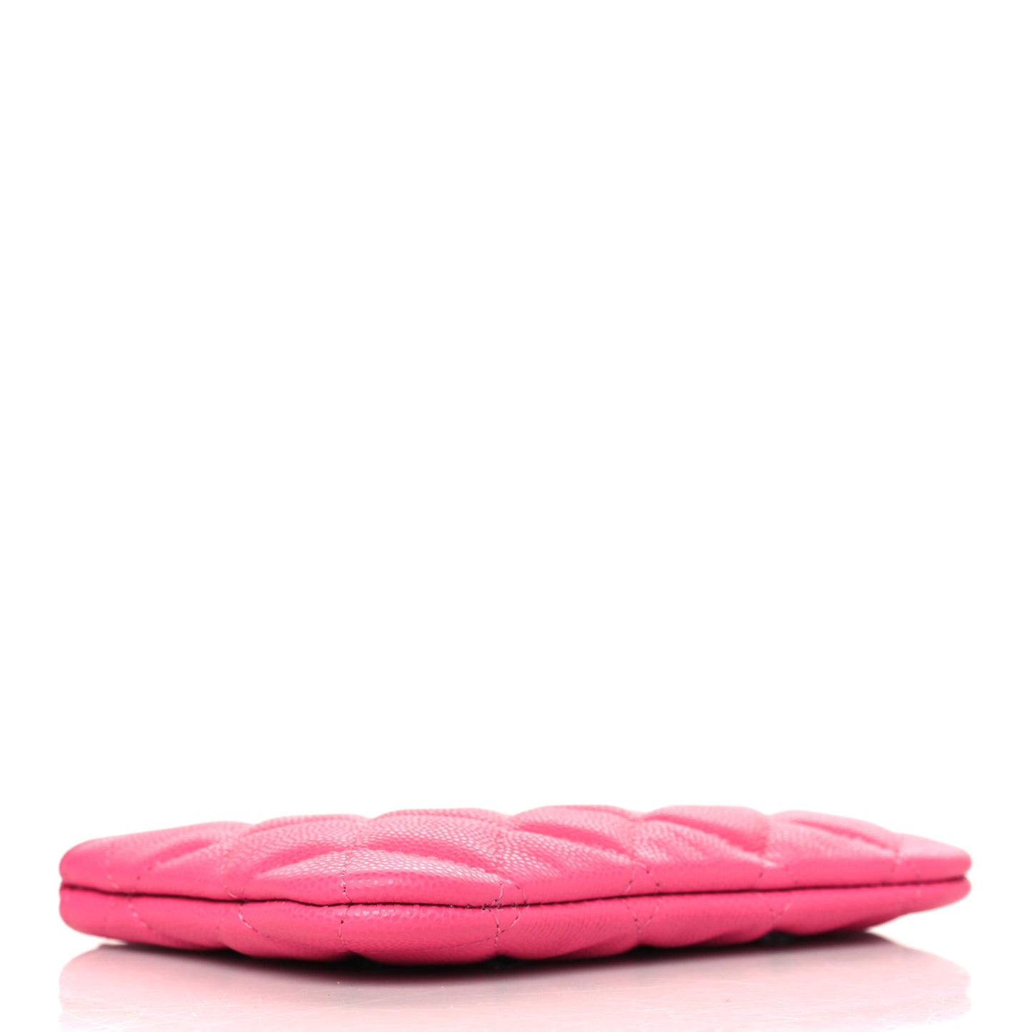 Caviar Quilted Small Cosmetic Case Pink