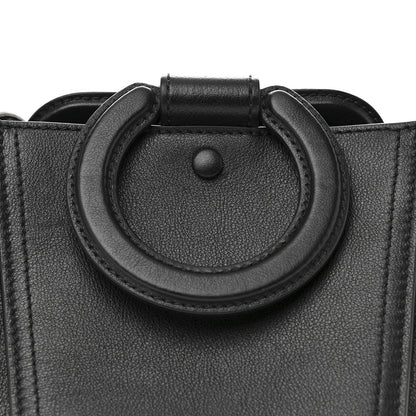 Mulberry Silky Calfskin Mini Rider's Top Handle Bag Black 7 of 11