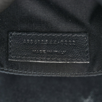 Saint Laurent Patent Calfskin Matelasse Monogram Lou Camera Bag Black 7 of 10