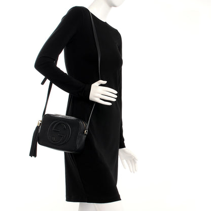Gucci Pebbled Calfskin Small Soho Disco Bag Black 2 of 7