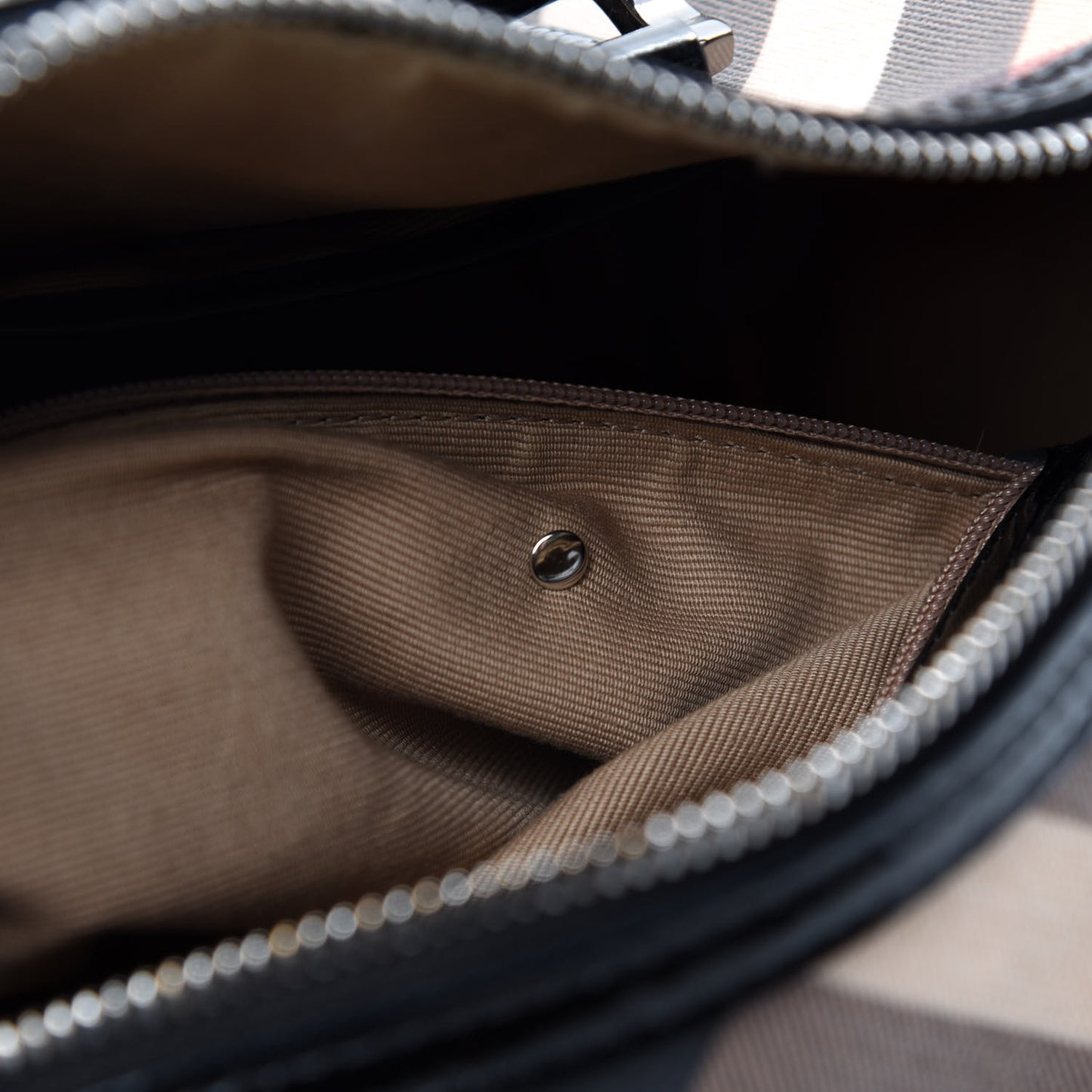 Nova Check Small Chester Bowling Bag Black