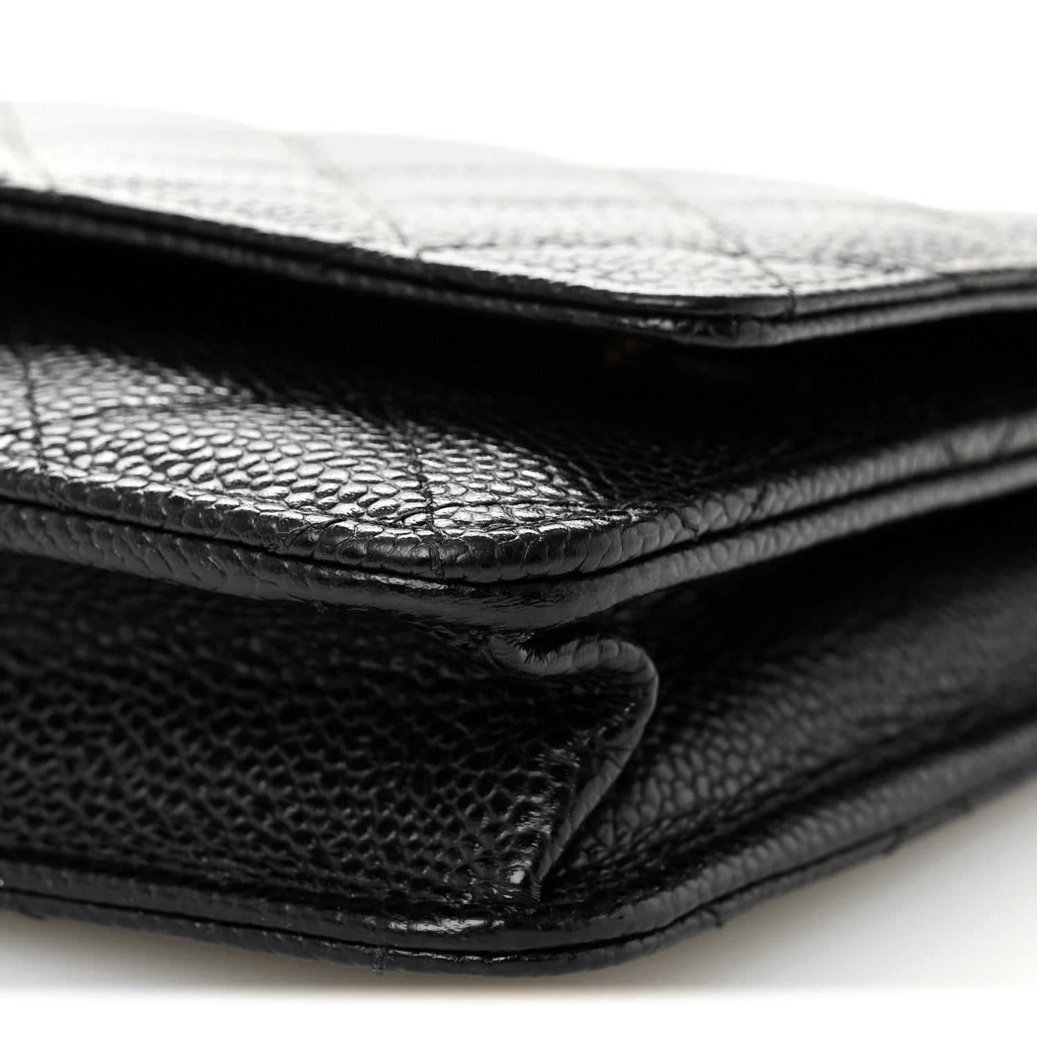 Chanel Caviar Quilted Wallet On Chain WOC Black 11 of 13
