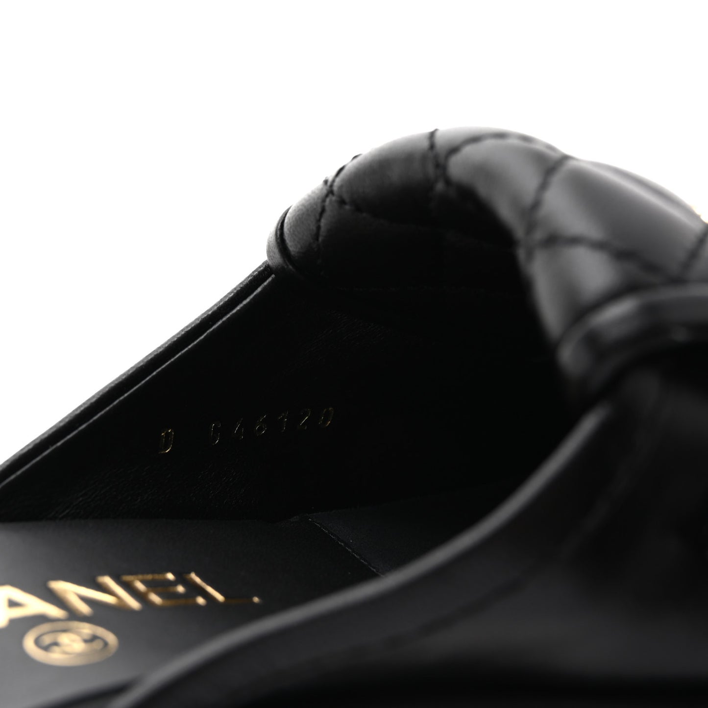 Lambskin Quilted CC Turnlock Mules 36 Black