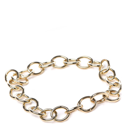 Tiffany 18K Yellow Gold Round Chain Link Bracelet 3 of 5