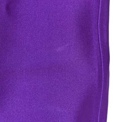 Balenciaga Spandex Pointed Toe Knife Thigh High Boots 38 Violet 7 of 8