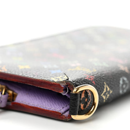 Louis Vuitton Monogram Multicolor Insolite Wallet Black Violet 9 of 10
