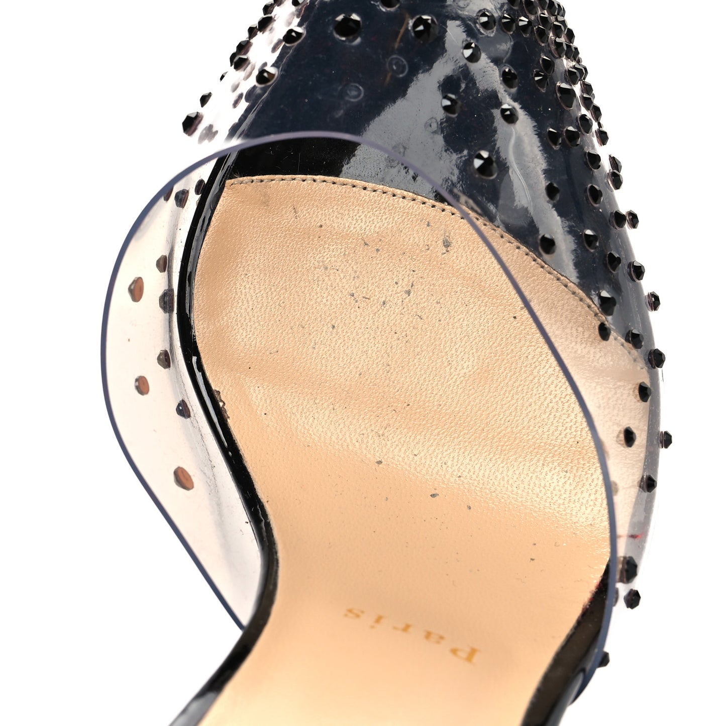 PVC Patent Psychic Spikaqueen 100 Pumps 38.5 Black