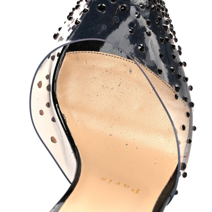 Christian Louboutin PVC Patent Psychic Spikaqueen 100 Pumps 38.5 Black 8 of 10