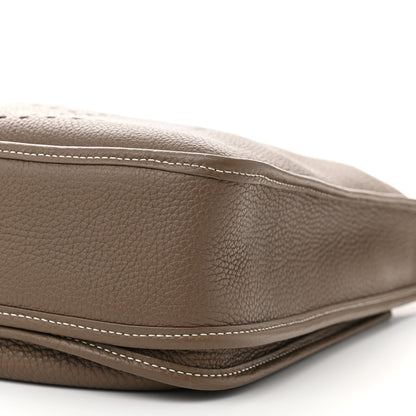 Hermes Taurillon Clemence Evelyne III PM Etoupe 10 of 11