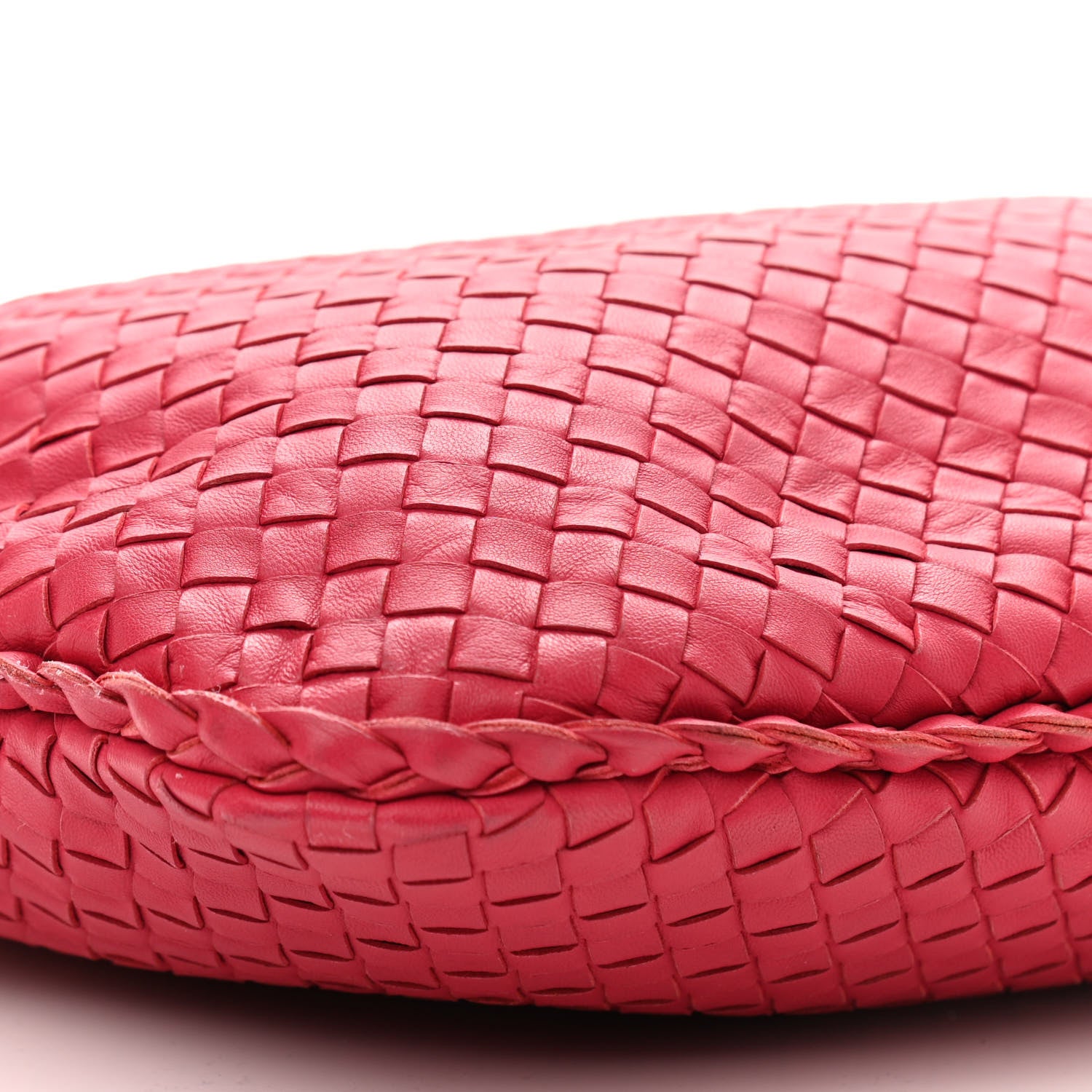 Bottega Veneta Nappa Intrecciato Medium Veneta Hobo Fuchsia 9 of 10