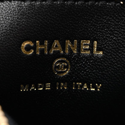 Chanel Lambskin Quilted Chain Around Pouch Black 6 of 10