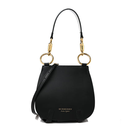 Burberry Calfskin Large Bridle Saddle Bag Black 1 of 10