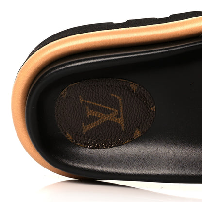 Louis Vuitton Nylon Monogram Pool Pillow Comfort Mule 37 Cacao Brown 7 of 9
