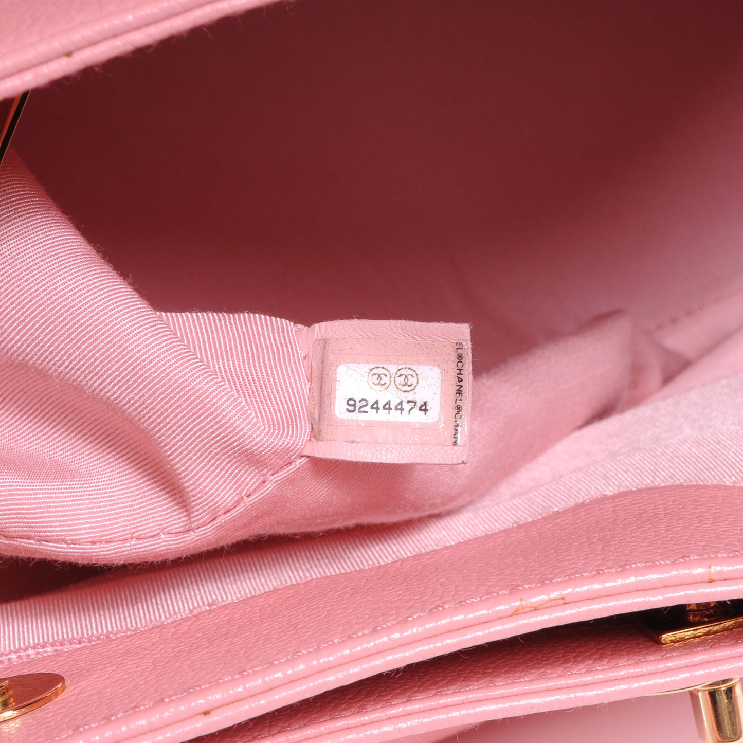 Calfskin Cerf Shopper Tote Pink