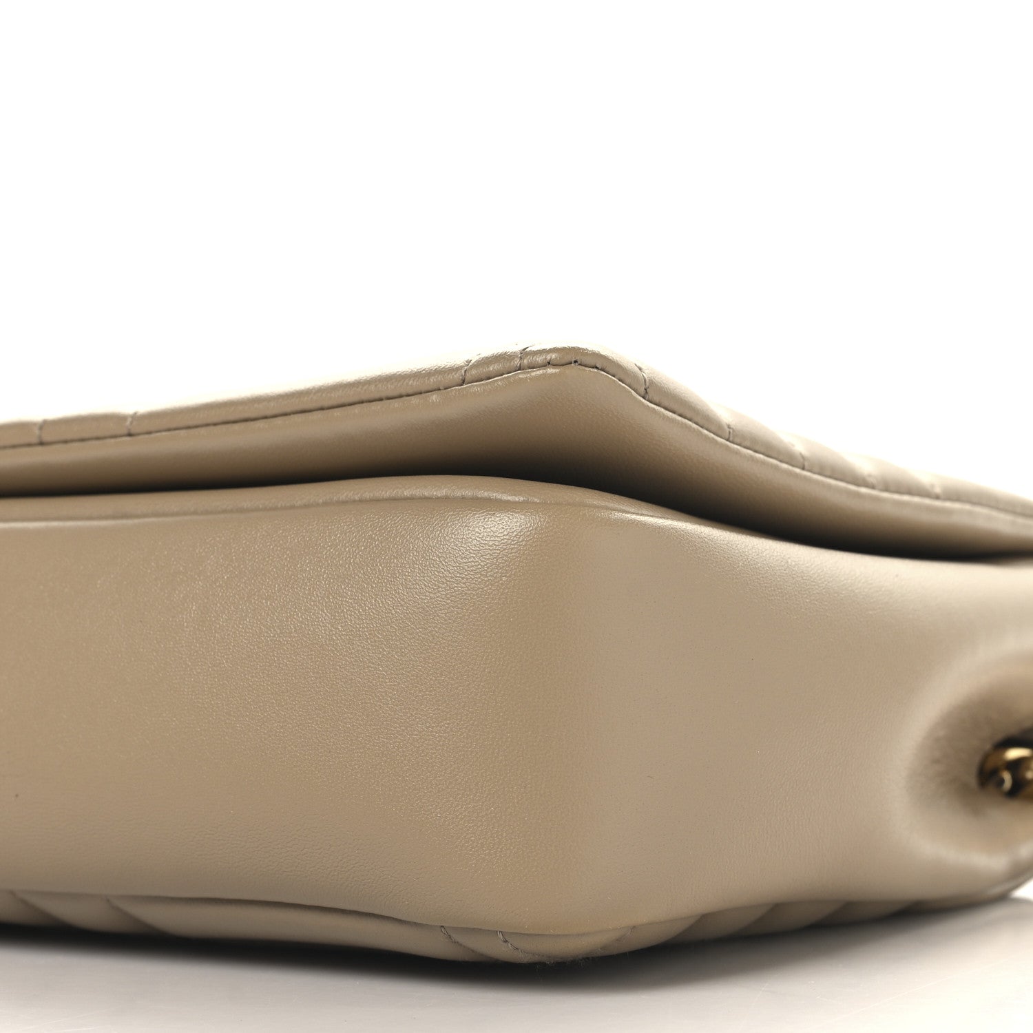 Burberry Lambskin Quilted Medium Lola Bag Oat Beige 9 of 10