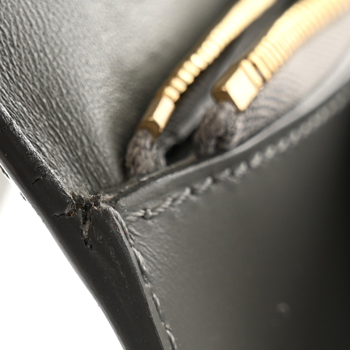 Box Calfskin Medium Classic Box Flap Bag Zinc