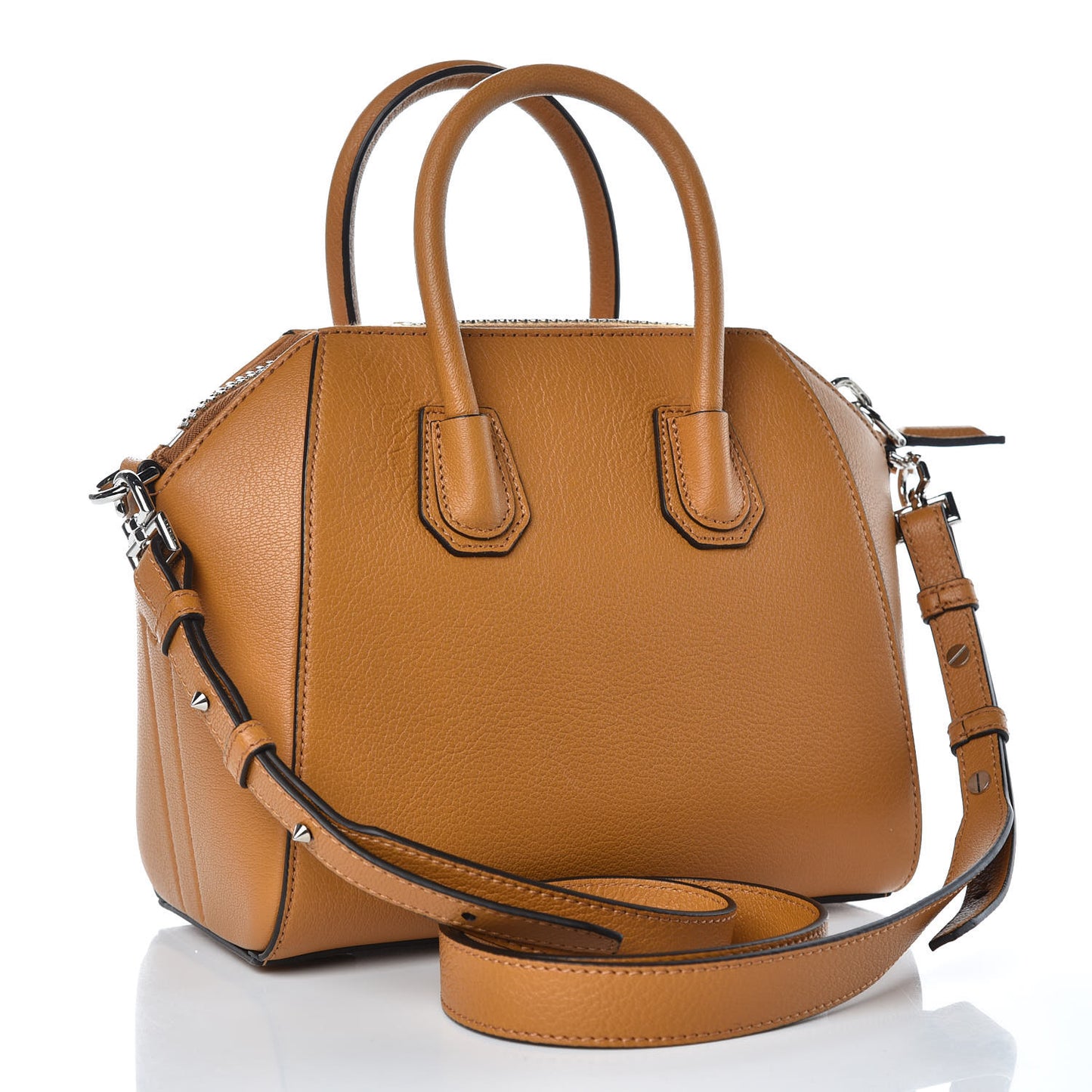 Sugar Goatskin Mini Antigona Amber