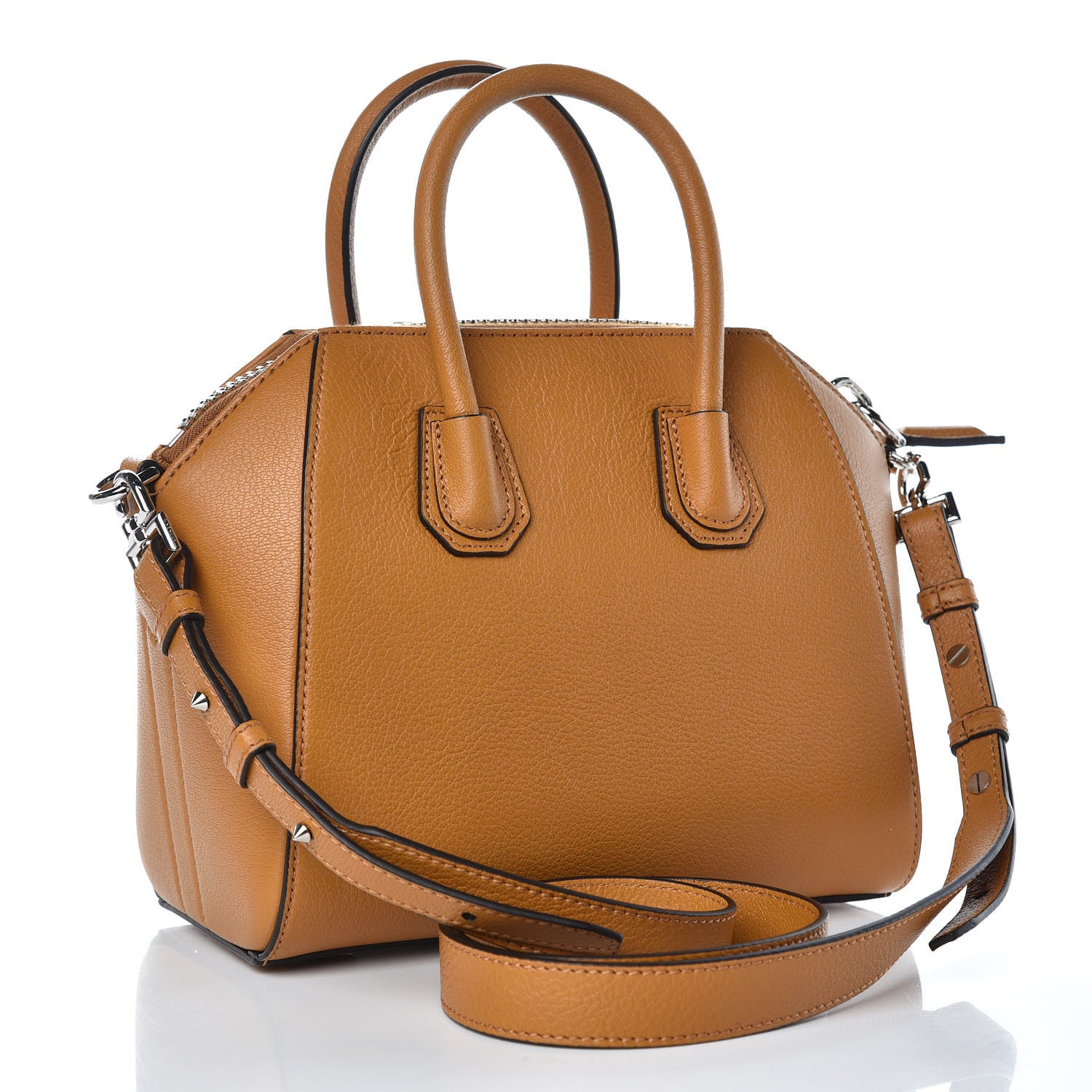 Givenchy Sugar Goatskin Mini Antigona Amber 3 of 10