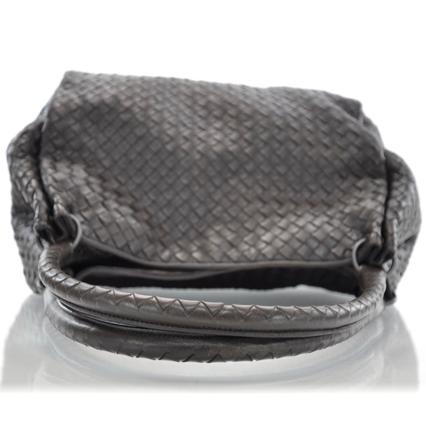 Nappa Intrecciato Parachute Bag Ebano