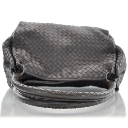 Bottega Veneta Nappa Intrecciato Parachute Bag Ebano 5 of 10