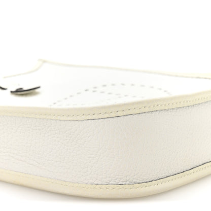Hermes Taurillon Clemence Amazone Evelyne TPM New White 9 of 11