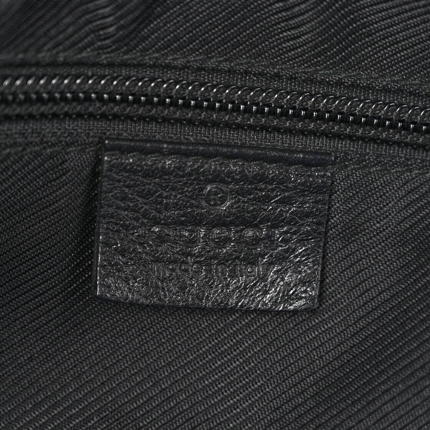 GG Monogram Large Web Handle Vertical Tote Black