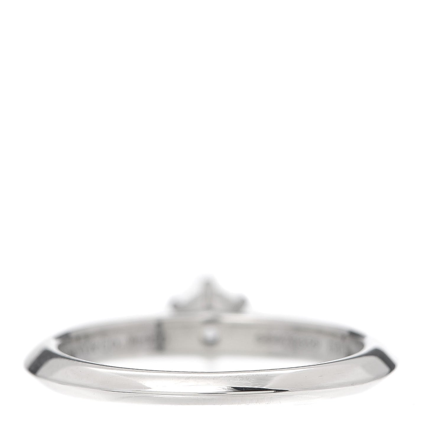 Platinum Diamond .18ct Solitaire Engagement Ring 49 4.75