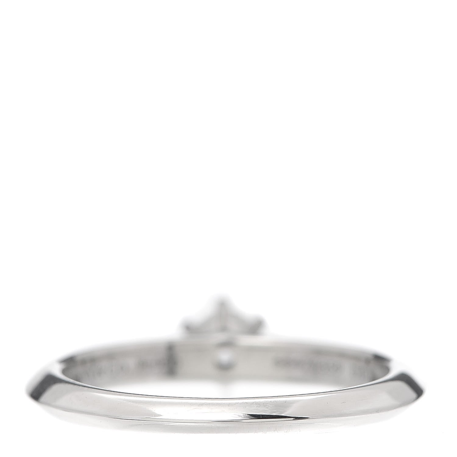 Tiffany Platinum Diamond .18ct Solitaire Engagement Ring 49 4.75 3 of 4