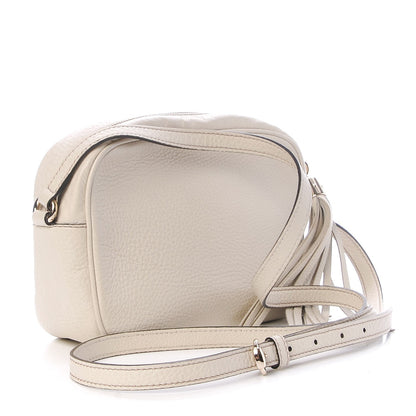 Gucci Pebbled Calfskin Small Soho Disco Bag Off White 3 of 7