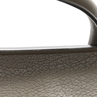 Celine Crisped Calfskin Large Tie Knot Tote Dark Khaki 11 of 13