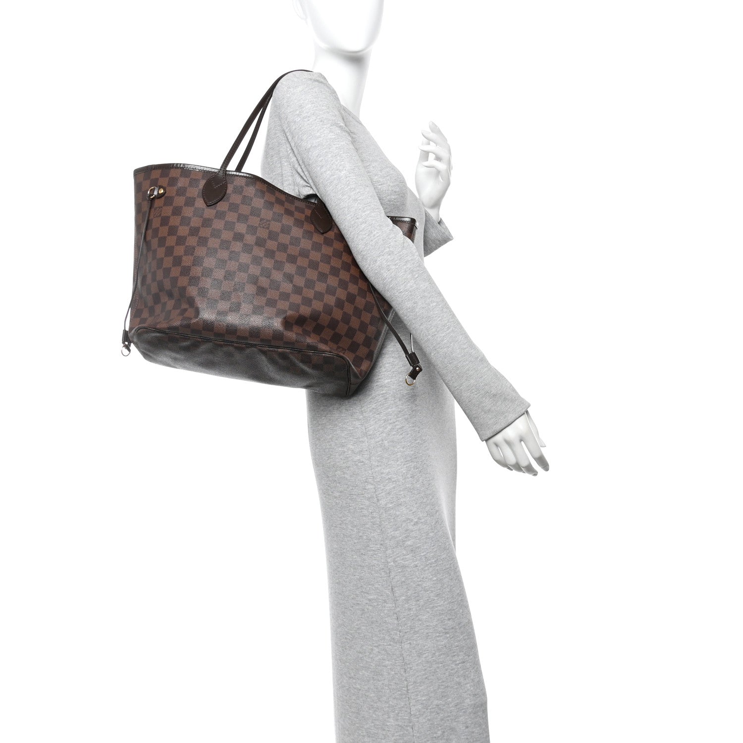 Louis Vuitton Damier Ebene Neverfull MM 2 of 13