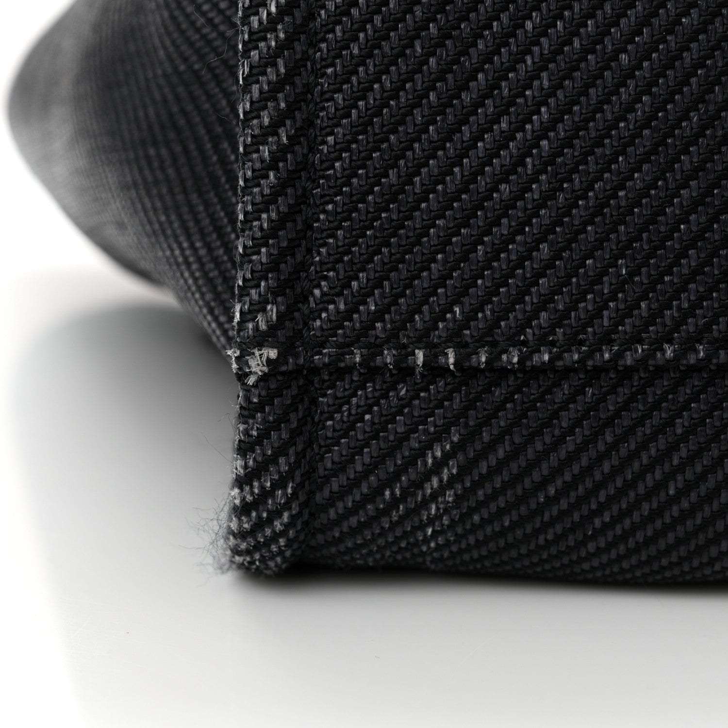 Chanel Mixed Fibers Calfskin Medium Deauville Black 15 of 18