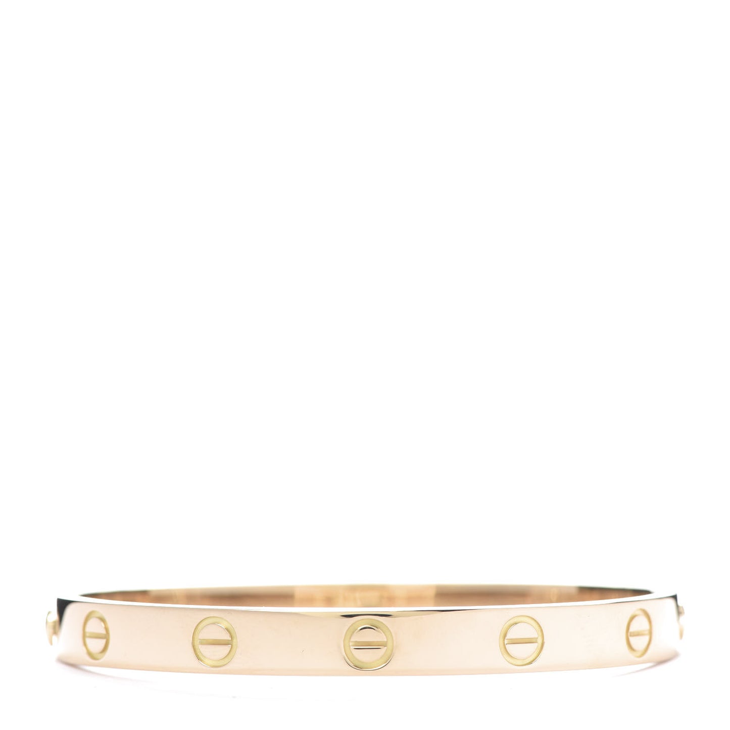18K Yellow Gold LOVE Bracelet 17